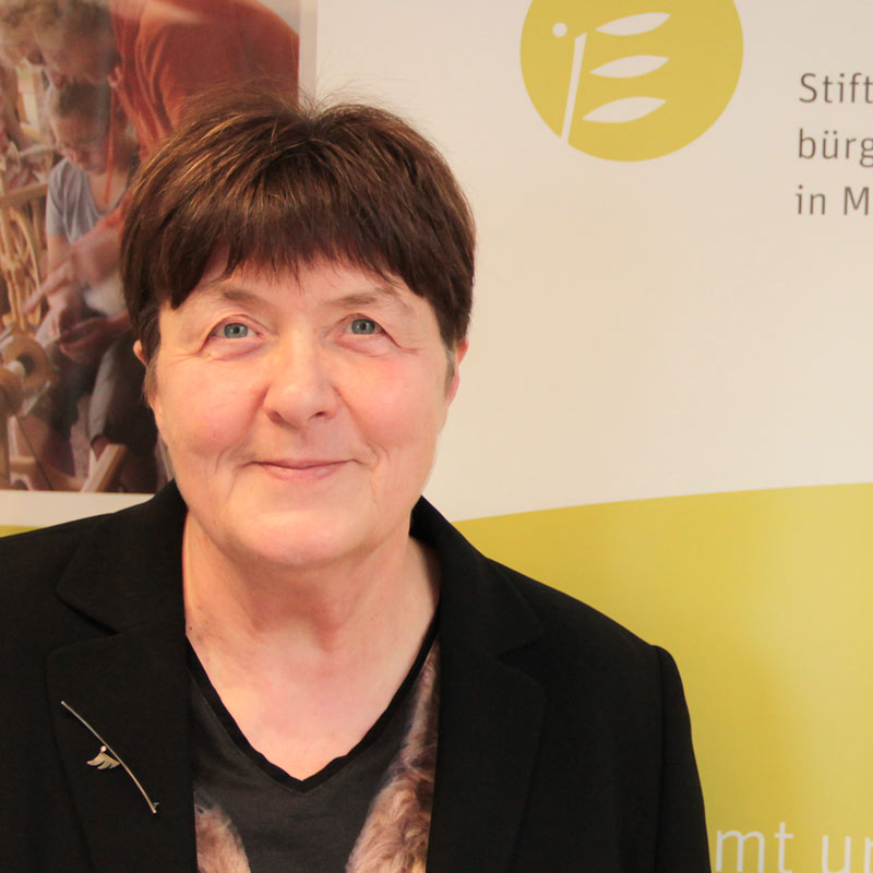 Hannelore Kohl Vorsitzende der Ehrenamtsstiftung M-V, Stiftung für Ehrenamt und bürgerschaftliches Engagement in
Mecklenburg-Vorpommern